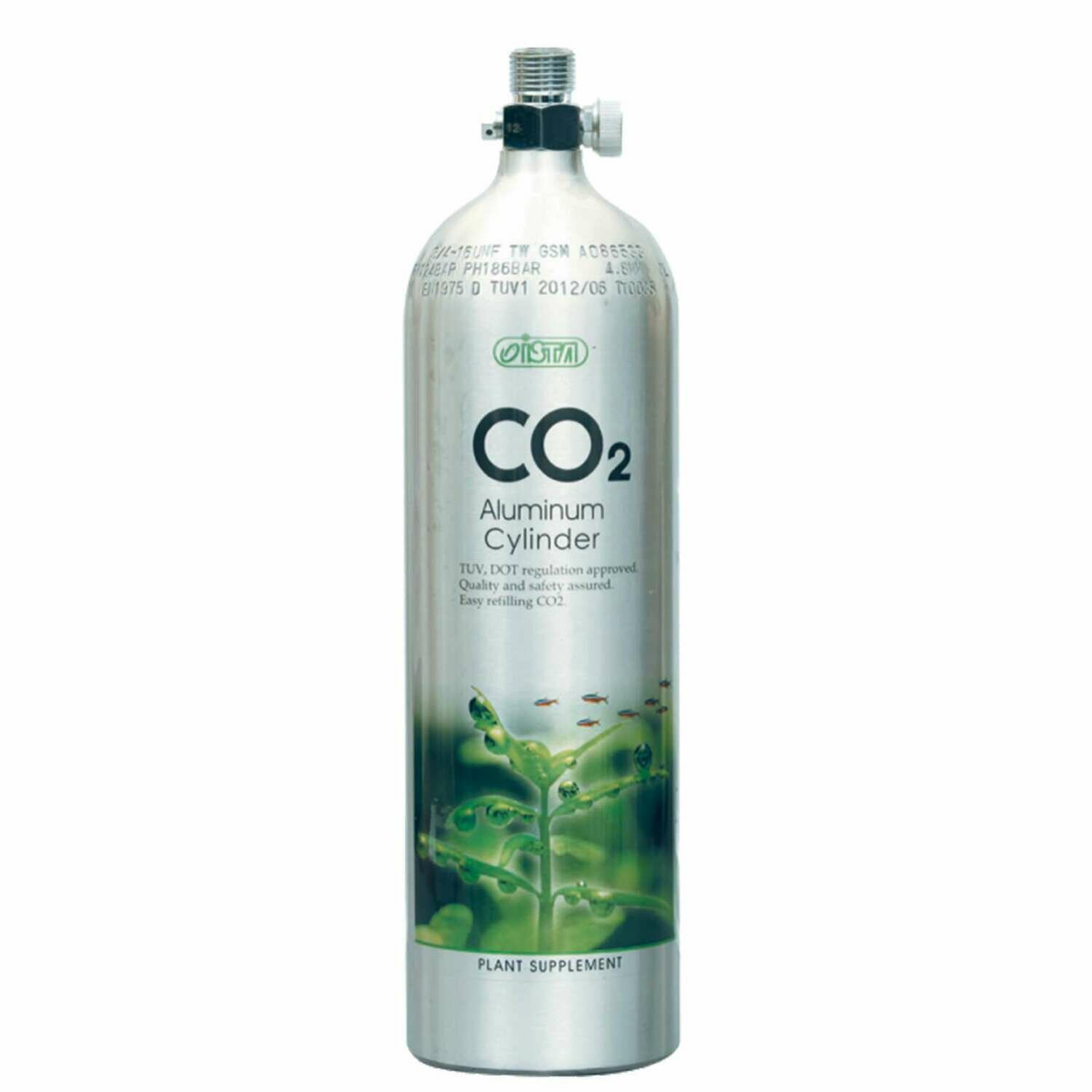 Cilindro CO2 de aluminio