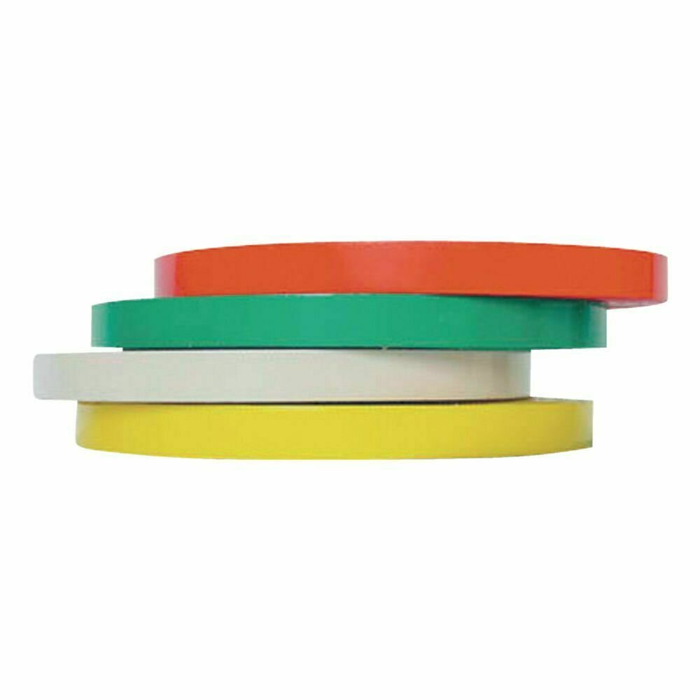 Cinta Adhesiva PVC Extrafuerte Desenrrollado silencioso Fuerte resistencia, Resiste ambientes fríos y/o húmedos, 12 mm x 66 m, ROJO