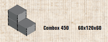 COMBOX COMPOSTADOR 450L JARDIN