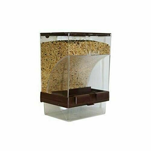 COMEDERO DE TOLVA CON CAJON - PEQUEÑO PARA AVES