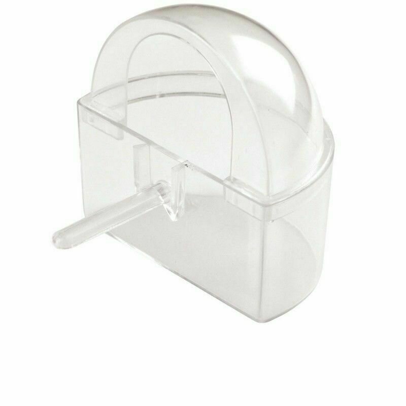 Comedero para Pájaros Canarios Jilgueros Exóticos Pack 2 Comederos Capilla