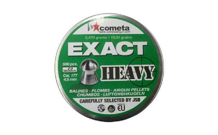 COMETA EXACT HEAVY BALINES DIABOLO 500 CALIBRE 4,5 mm
