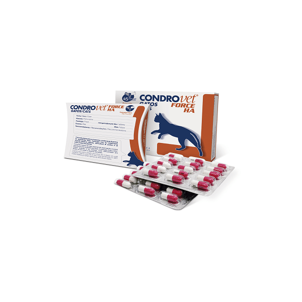 CONDROVET FORCE HA CONDROPROTECTOR GATOS (=COSEQUIN TASTE), 45 COMPRIMIDOS