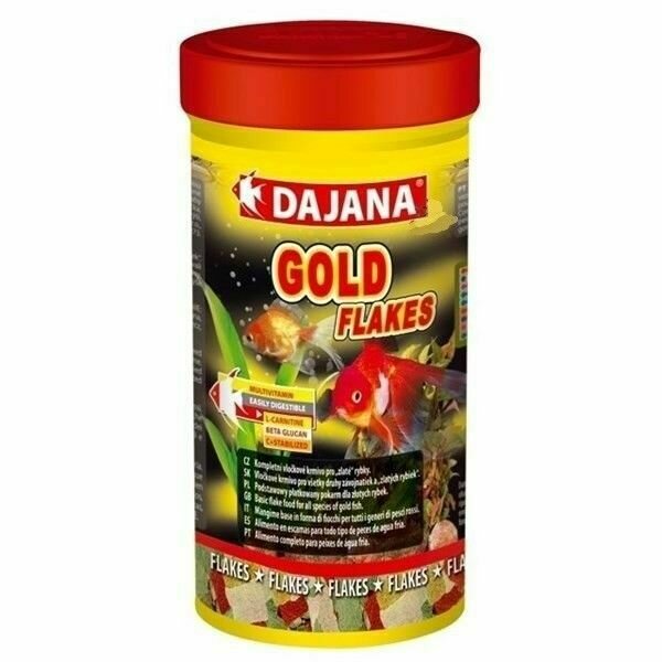 DAJANA GOLD FLAKES COMIDA PARA PECES AGUA FRIA A GRANEL