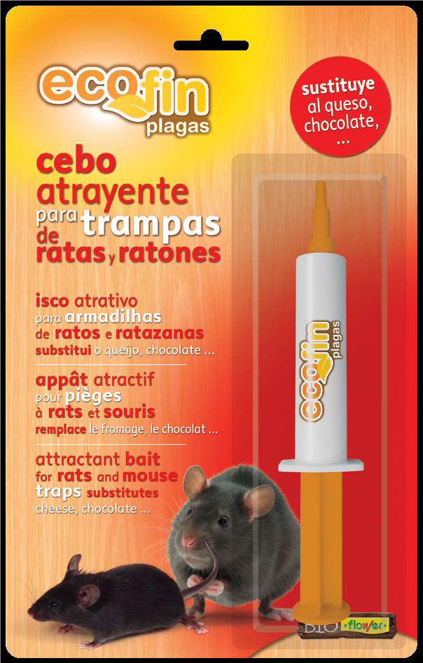 ECOFIN CEBO ATRAYENTE TRAMPAS RATAS