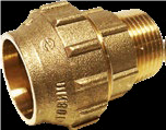 Enlace LATÓN MACHO    3/4"Ø