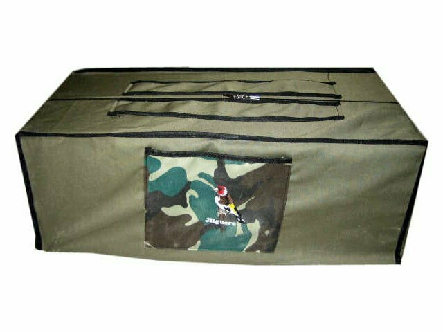 Funda para 6 jaulas con bolsillo y bordado