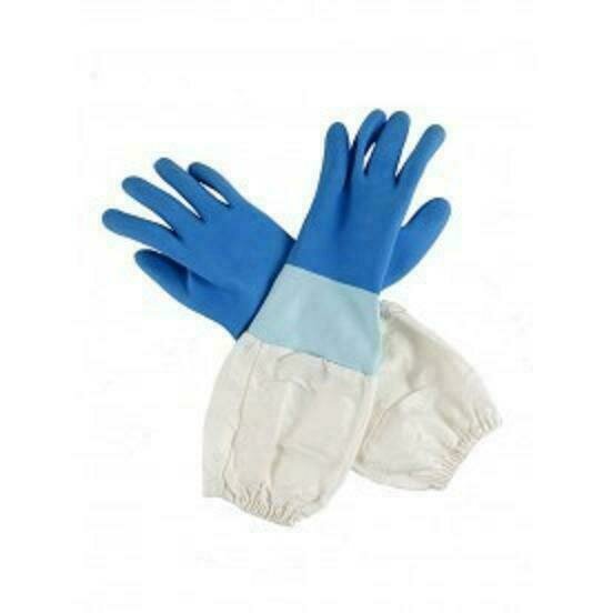 GUANTE LATEX AZUL