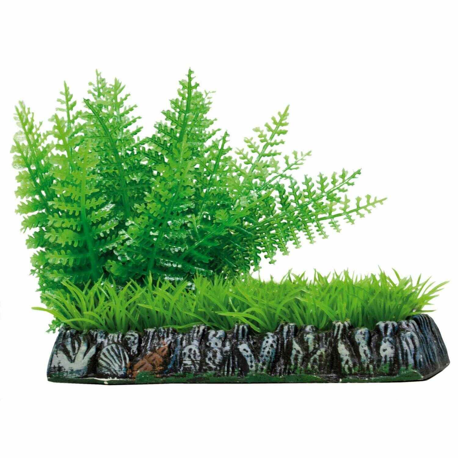 Helecho con césped de AQUATIC PLANTS (PLÁSTICO)