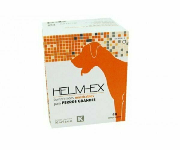 HELM EX MASTICABLE PERROS 48 COMPRIMIDOS RAZAS GRABDES