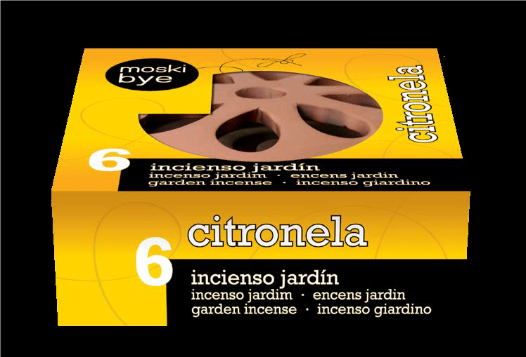 INCIENSO JARDIN 6 UNIDADES + PLATO DECO
