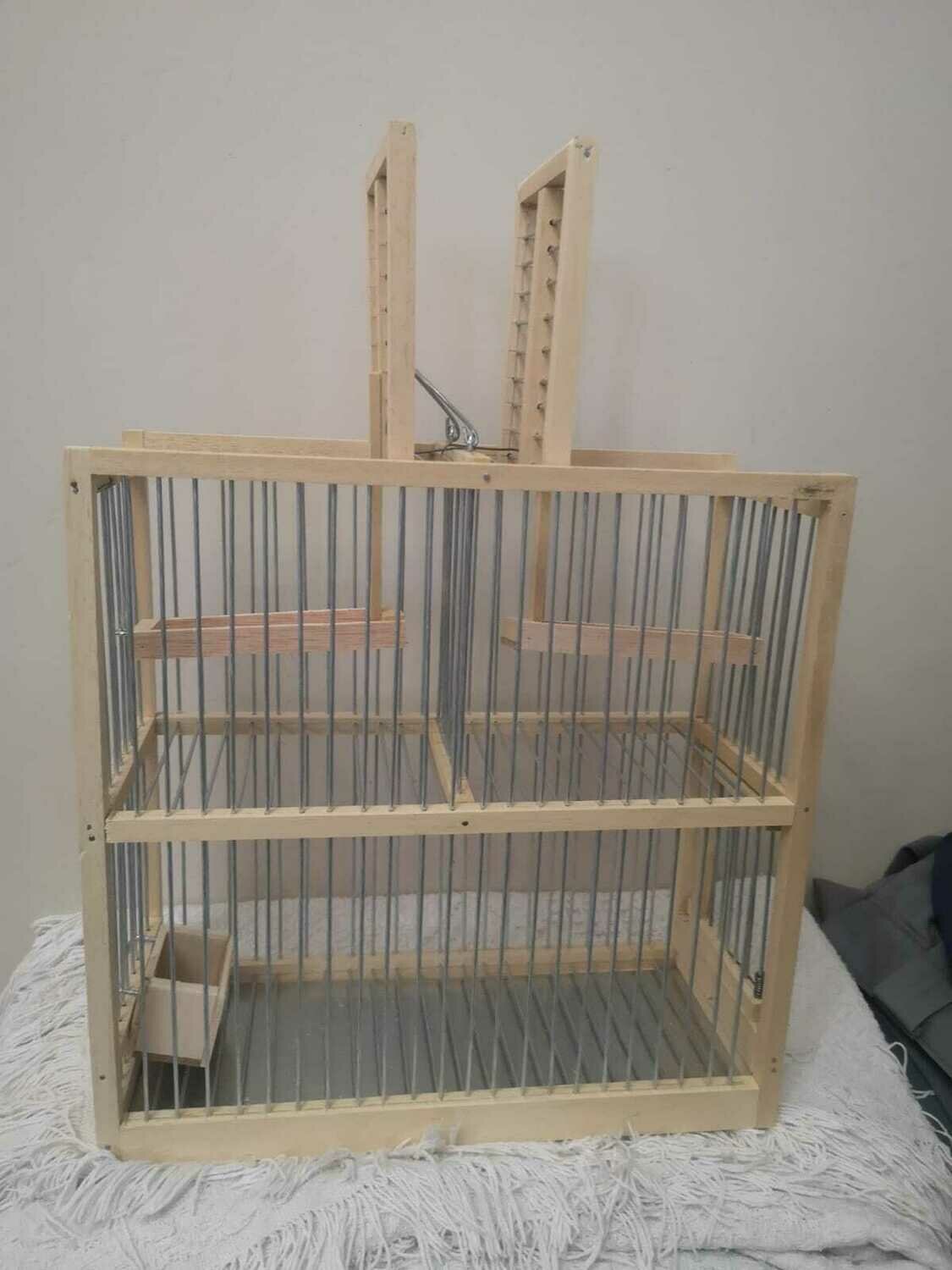 JAULA ARTESANAL DOBLE BIS