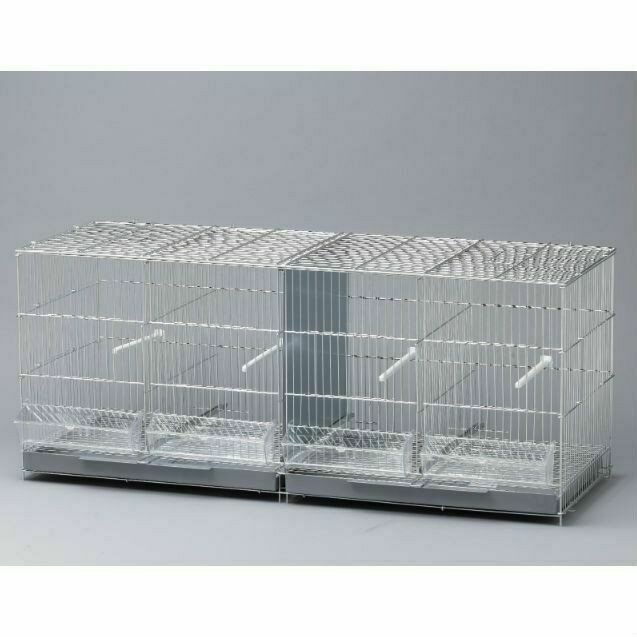 Jaula para Pájaros de cría de 1 metro Canarios Jilgueros, Periquitos, 100x34.5x4