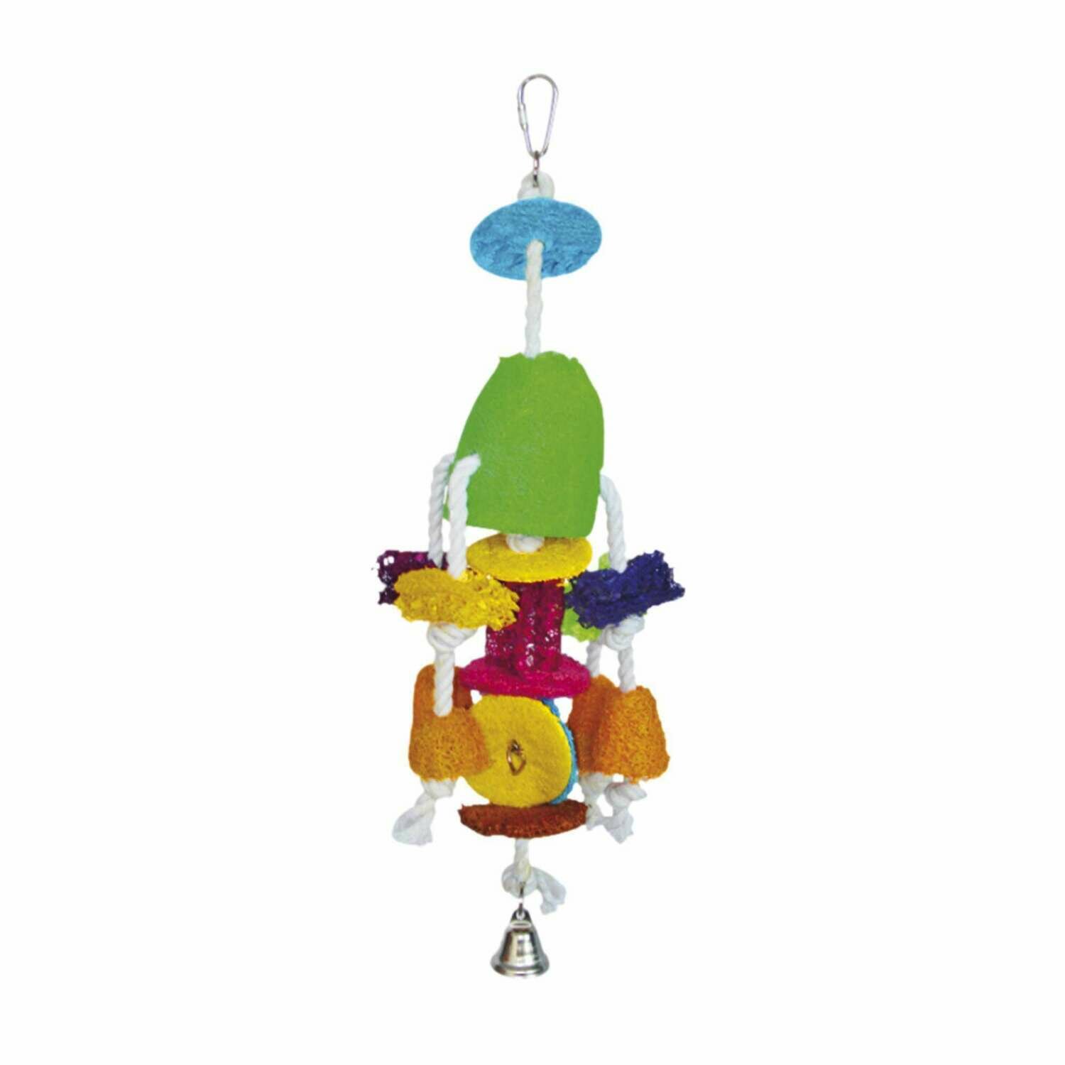 Juguete color LUFA para pájaros