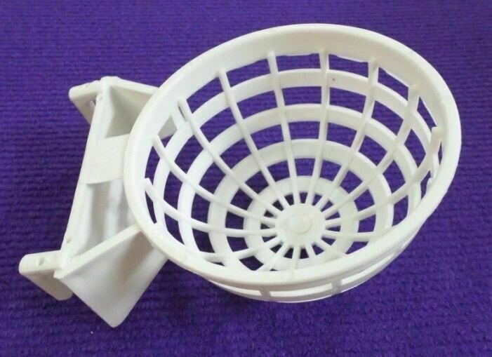NIDO PLASTICO CON ENGANCHES FORRADOS PARA CANARIOS NIDO INTERIOR