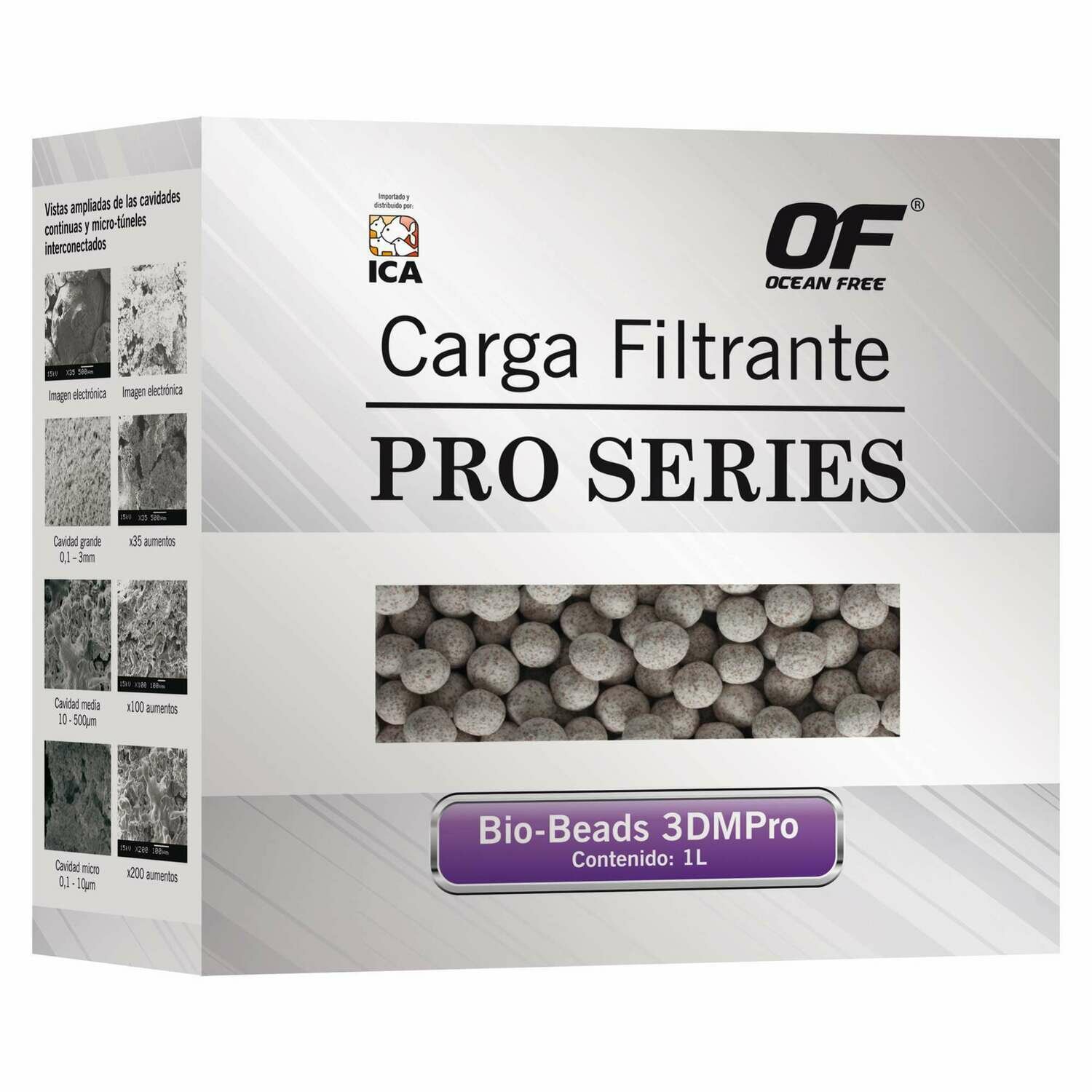 Perlas filtrantes de OCEAN FREE con 3DMPro