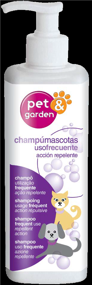 PET&GARDEN CHAMPU USO FRECUENTE 400ML