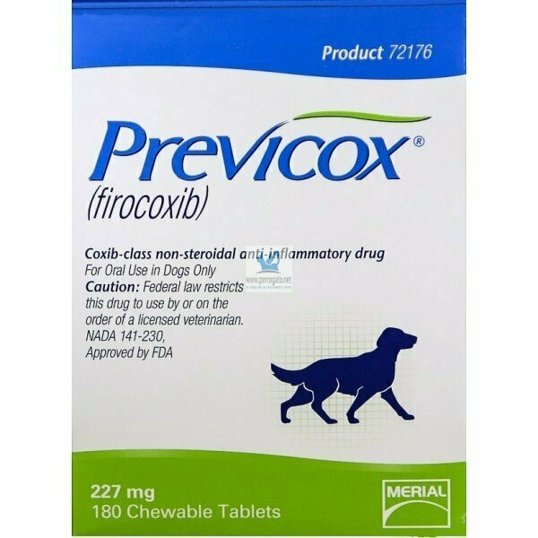 PREVICOX 227 mg 180 Comprimidos Antiinflamatorio perros