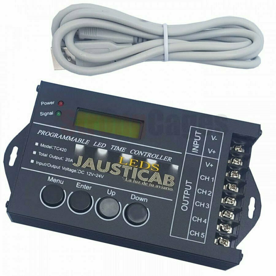 Programador amanecer / anochecer para tiras de leds 12 voltios