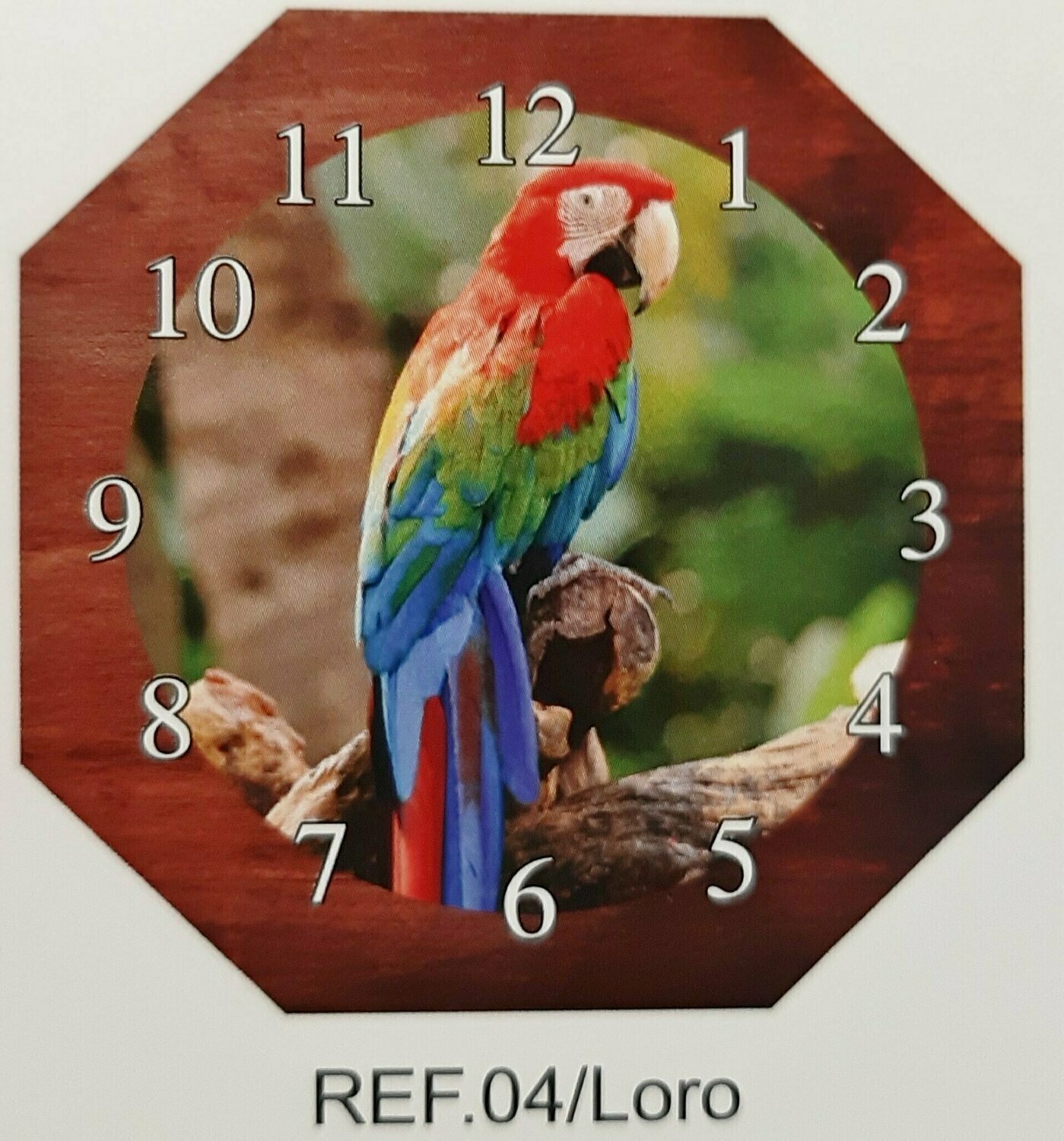 Reloj de Pared Guacamayo