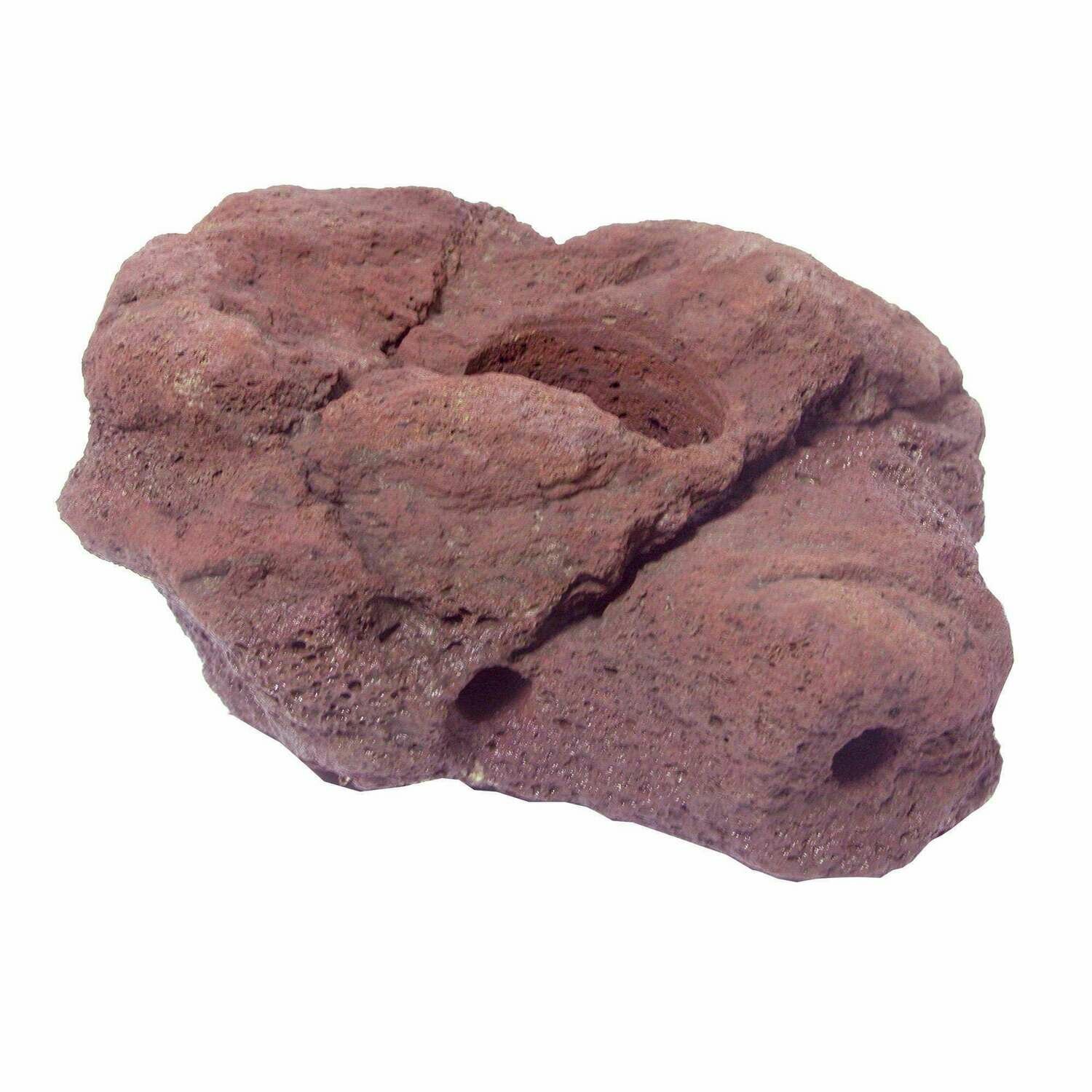 Rocas naturales BIO Volcánica Roja Perforada