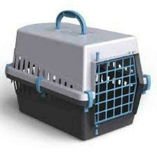 TRANSPORTIN DE PERROS GATOS 50CM ROJO/VERDE 50x36x33 cm