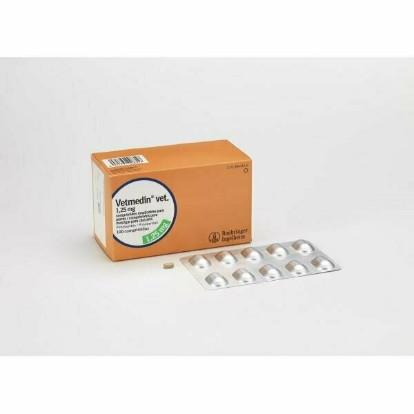 VETMEDIN VET MASTICABLE ALIMENTO COMPLEMENTARIO PARA PERROS


2,5 MG 100 COMPRIMIDOS