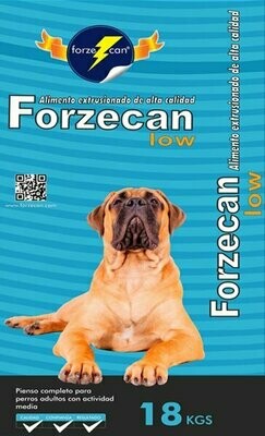 PIENSO DE ADULTO 18 KG FORZECAN LOW ECONOMICO 1 PALLET 56 SACOS
