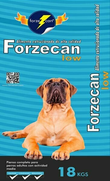 PIENSO DE ADULTO 18 KG FORZECAN LOW ECONOMICO 1 PALLET 56 SACOS
