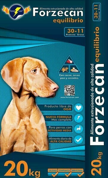 PIENSO DE ADULTO FORZECAN EQUILIBRIO 20 KG 56 SACOS 1 PALLET