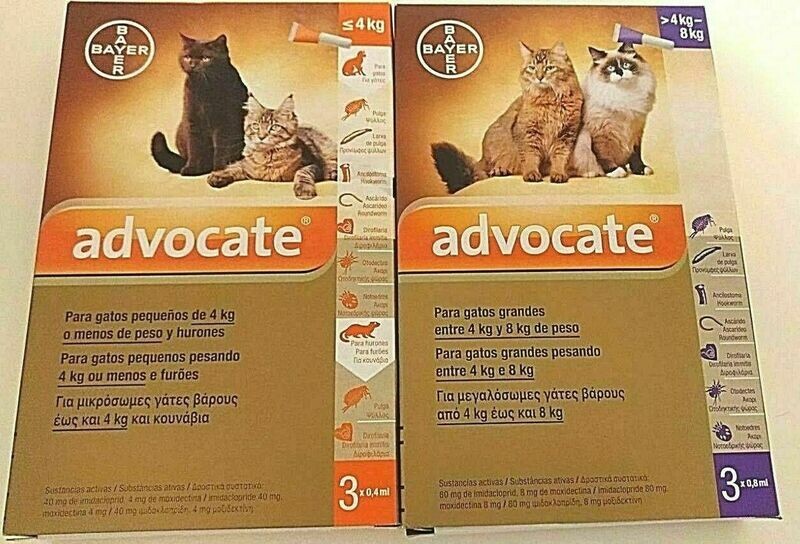 ADVOCATE SPOT ON PARA GATOS PEQUEÑOS Y GATITOS 1- 4 KG