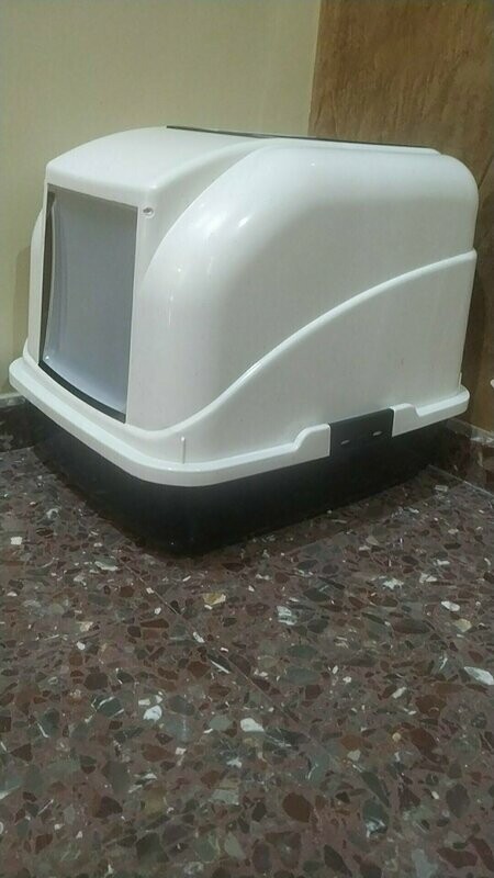 ARENERO PARA GATOS CON PALA Y FILTRO