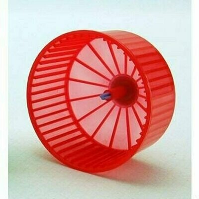 Rueda de plástico para hámsteres, jerbos, ratones 14 cm VARIOS COLORES