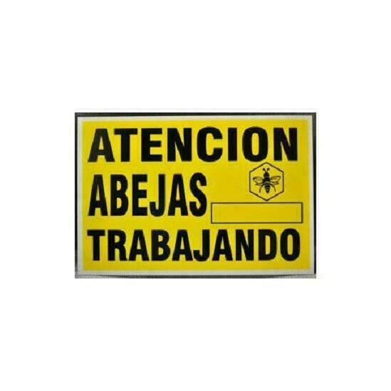 CARTEL ABEJAS TRABAJANDO