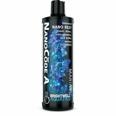 Solución calcio, magnesio y trazas para nano reef: NanoCode A de BRIGHTWELL AQUATICS Solución calcio, magnesio y trazas para nano reef: NanoCode A de BRIGHTWELL AQUATICS