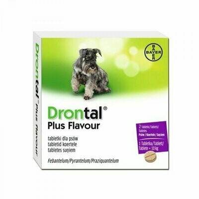 DRONTAL PLUS SABOR ANTIPARASITARIO PERROS.