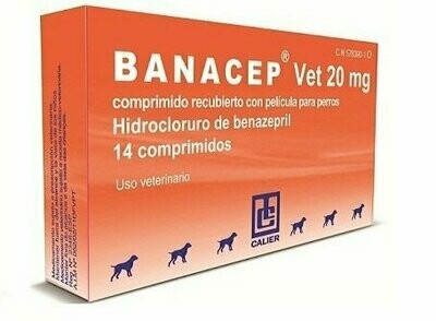 BANACEP ALIMENTO COMPLEMENTARIO PARA PERROS BANACEP 5 mg 140 Comprimidos