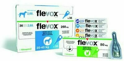 FLEVOX GATO 50 MG PIPETAS GATOS ANTIPARASITARIO