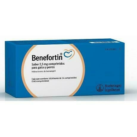 BENEFORTIN 2,5 MG 28 COMPRIMIDOS