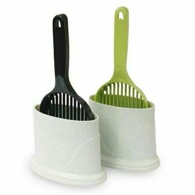 Pala WC gatos con soporte