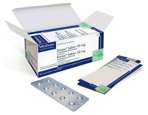 ENROX SABOR ALIMENTO COMPLEMENTARIO GATOS Y PERROS 10 COMPRIMIDOS 15 MG