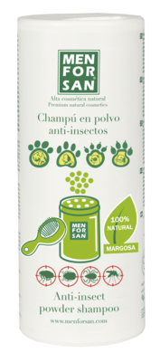 CHAMPÚ EN POLVO ANTI-INSECTOS PARA PERROS GATOS ROEDORES Y HURONES