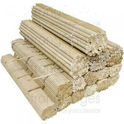 PERCHA PALO DE MADERA DE PINO