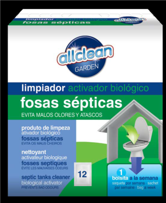 ALLCLEAN LIMPIADOR FOSAS SEPTICAS 12X20G