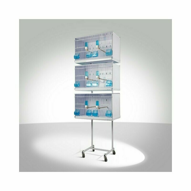 JAULAS NEW CANARIZ 3 jaulas, 4 altura, 1 columna 58x30x36h cm