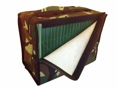 FUNDA MILITAR TAPA Y REJILLA BORDADA SILVESTRISMO