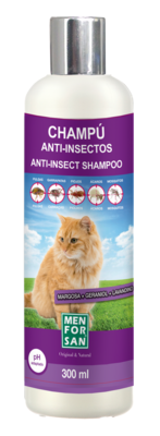CHAMPÚ ANTI-INSECTOS CON MARGOSA, GERANIOL Y LAVANDINO