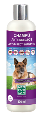 CHAMPÚ ANTI-INSECTOS CON MARGOSA, GERANIOL Y LAVANDINO