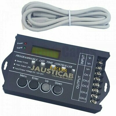 Programador amanecer / anochecer para tiras de leds 12 voltios