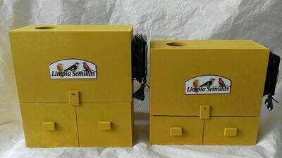 Limpiador de Semillas Para Pájaros Canarios Exóticos Tropicales jilgueros